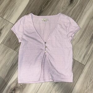 light purple american eagle shirt xs